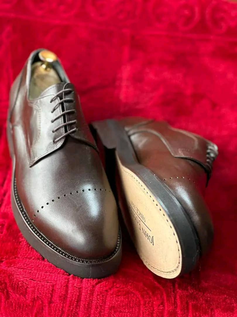 Chaussures John Foster Cuir Marron Foncé