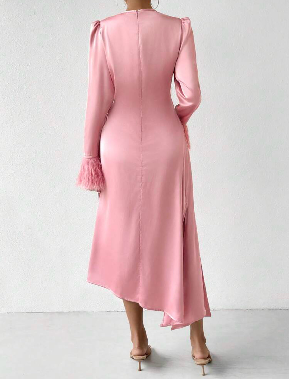 Robe en Satin avec noeud